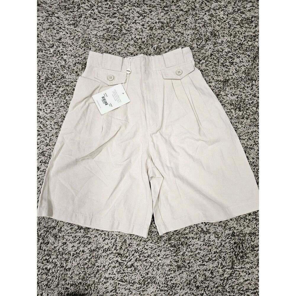 Bohme - Amelia Bermuda Shorts in Khaki - Size S - NWT